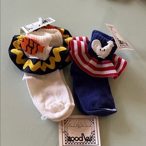 Rate Vintage Zoodles Socks Set- Adorable!